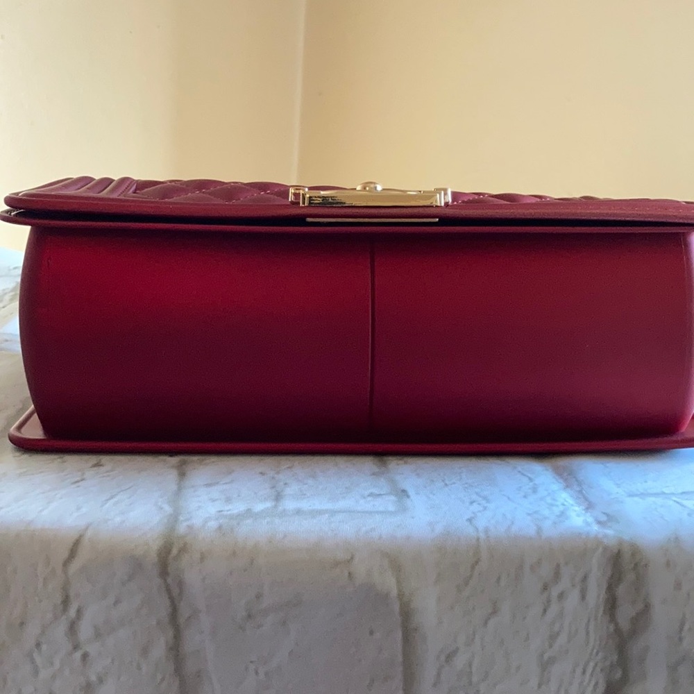 Handbag Jelly Handbag Stunning Deep Red - Picture 4 of 10